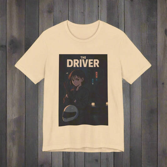 Cool Graphic Tee, Unisex Driver T-Shirt, Anime Inspired Clothing, Casual Wear, Gift for Car Lovers, Trendy Streetwear